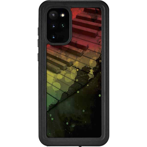 Rasta Color Keys Galaxy S20 Plus Waterproof Case