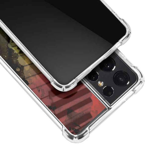 Rasta Color Keys Galaxy S21 Ultra 5G Clear Case