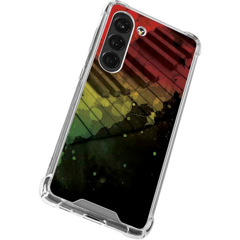 Rasta Color Keys Galaxy S23 Clear Case