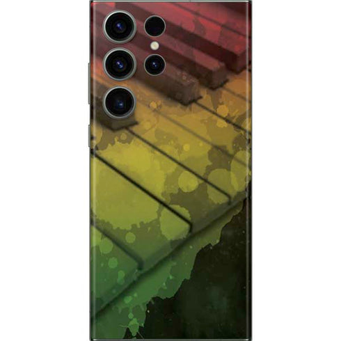 Rasta Color Keys Galaxy S23 Ultra Skin