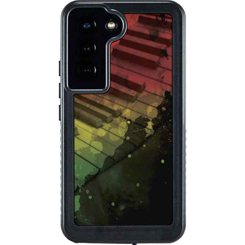 Rasta Color Keys Galaxy S23 Waterproof Case
