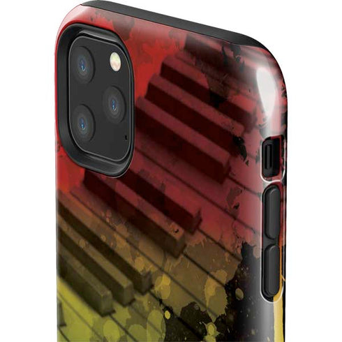 Rasta Color Keys iPhone 11 Pro Max Impact Case