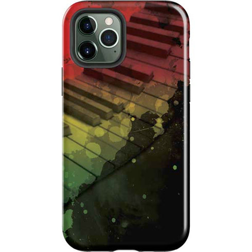 Rasta Color Keys iPhone 12 Pro Max Impact Case