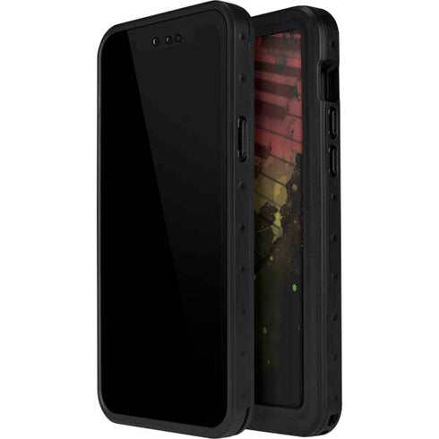 Rasta Color Keys iPhone 12 Pro Waterproof Case