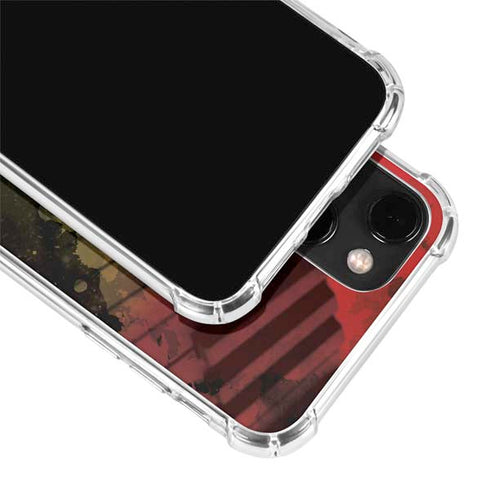 Rasta Color Keys iPhone 13 Mini Clear Case