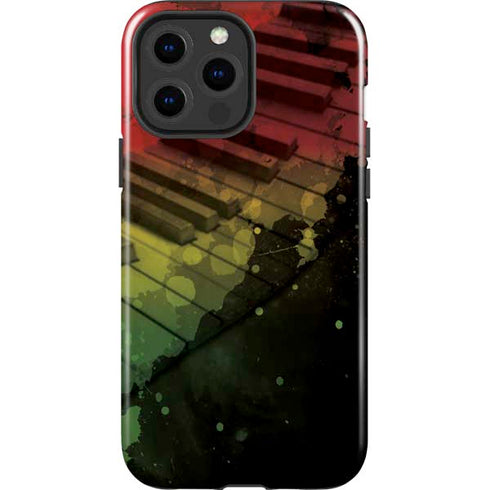 Rasta Color Keys iPhone 13 Pro Max Impact Case