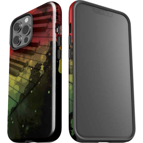 Rasta Color Keys iPhone 15 Pro Max Impact Case