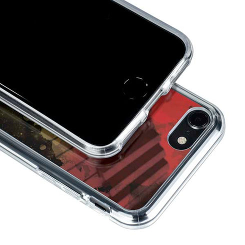 Rasta Color Keys iPhone SE (2nd & 3rd Gen) Clear Case