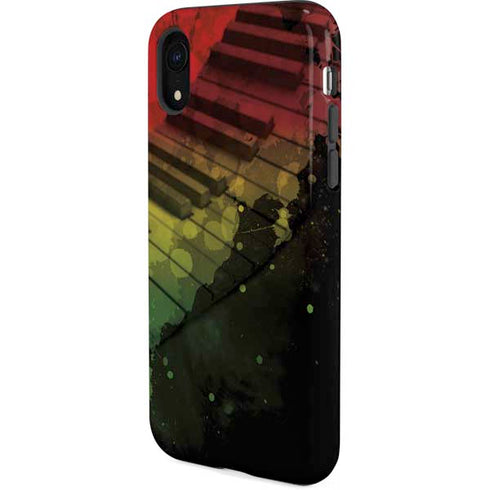 Rasta Color Keys iPhone XR Pro Case