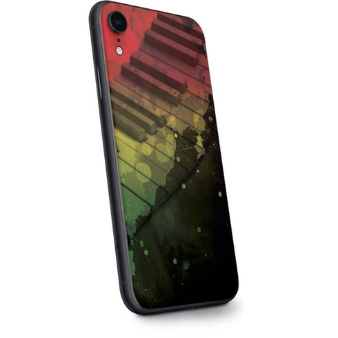 Rasta Color Keys iPhone XR Skin