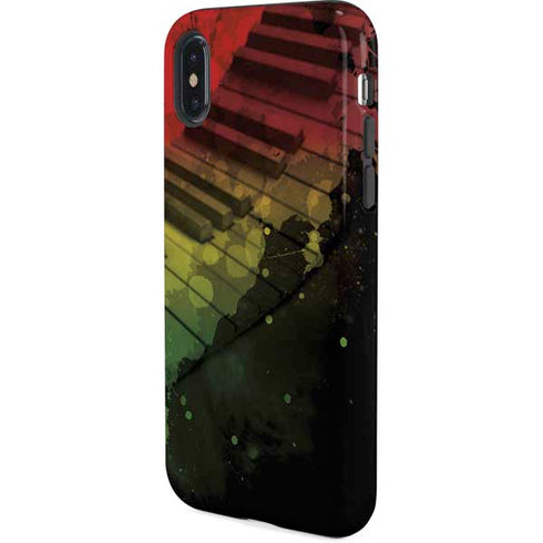 Rasta Color Keys iPhone XS Pro Case