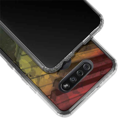 Rasta Color Keys LG K51/Q51 Clear Case