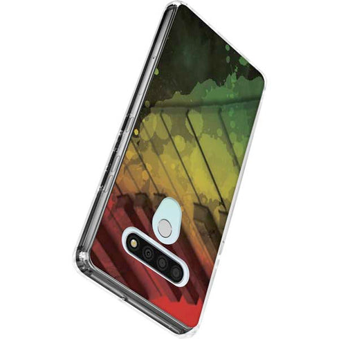 Rasta Color Keys LG Stylo 6 Clear Case