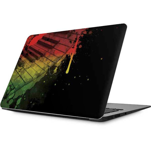 Rasta Color Keys Apple MacBook Skin