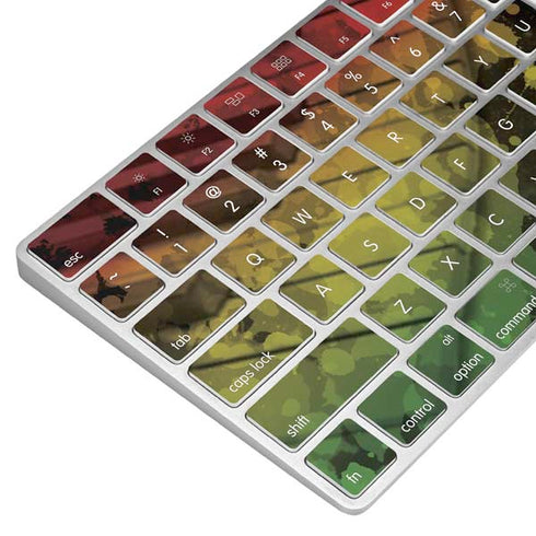 Rasta Color Keys Magic Keyboard Skin