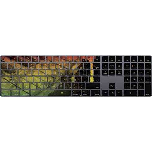 Rasta Color Keys Magic Keyboard with Numeric Keypad Skin