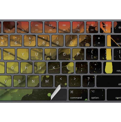 Rasta Color Keys Magic Keyboard with Numeric Keypad Skin
