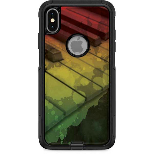 Rasta Color Keys Otterbox Commuter iPhone Skin