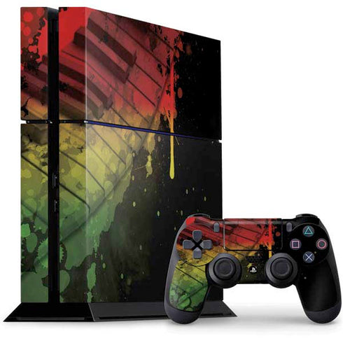 Rasta Color Keys PS4 Console and Controller Bundle Skin
