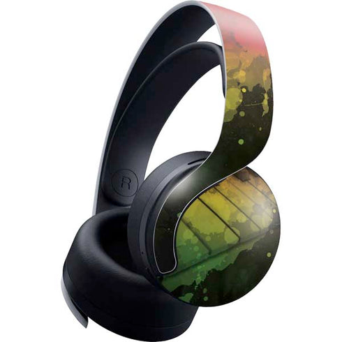 Rasta Color Keys PULSE 3D Wireless Headset for PS5 Skin