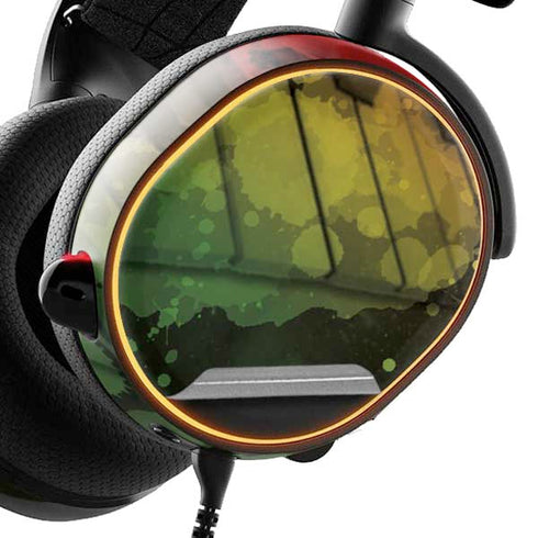 Rasta Color Keys SteelSeries Arctis 5 Skin