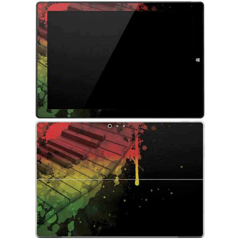 Rasta Color Keys Surface Pro 3 Skin