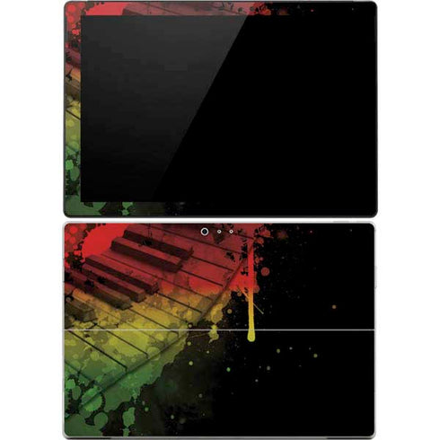 Rasta Color Keys Surface Pro 4 Skin