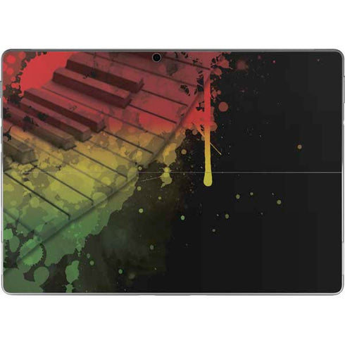 Rasta Color Keys Surface Pro 9 Skin