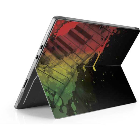 Rasta Color Keys Surface Pro 9 Skin