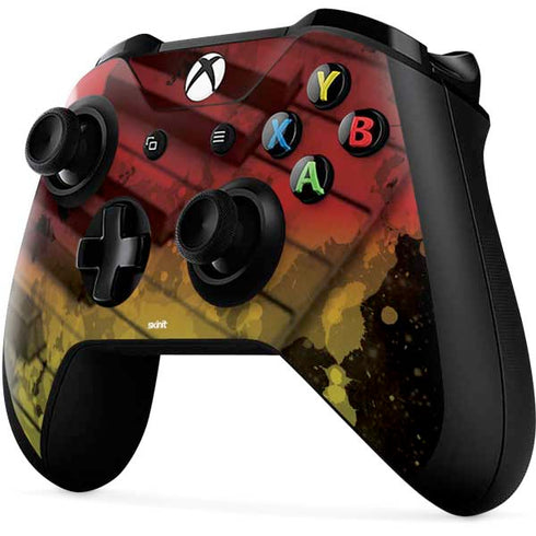 Rasta Color Keys Xbox One X Controller Skin