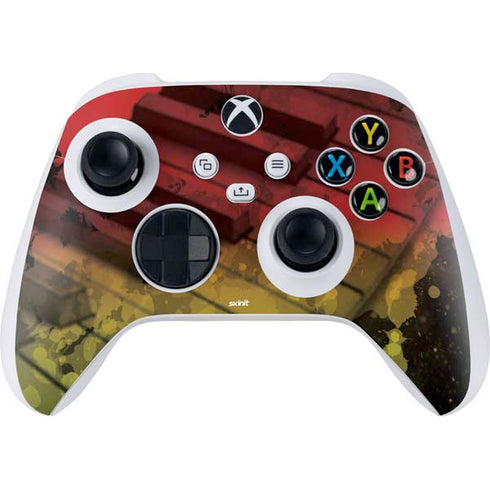 Rasta Color Keys Xbox Series S Controller Skin