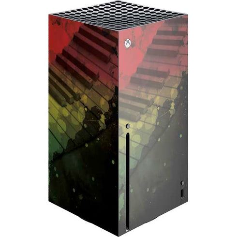 Rasta Color Keys Xbox Series X Console Skin