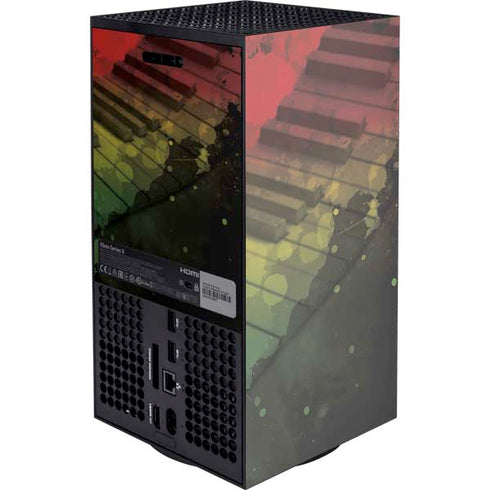 Rasta Color Keys Xbox Series X Console Skin