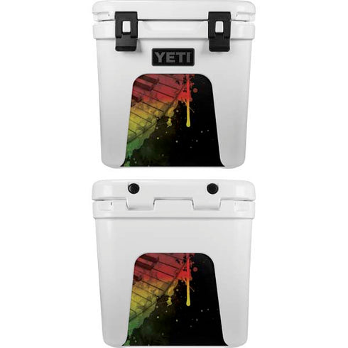Rasta Color Keys YETI Roadie 24 Hard Cooler Skin