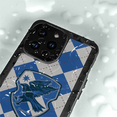Wizarding Worlds Harry Potter Ravenclaw Crest iPhone 15 Pro Waterproof Case