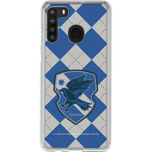 Wizarding Worlds Harry Potter Ravenclaw Crest Galaxy A21 Clear Case
