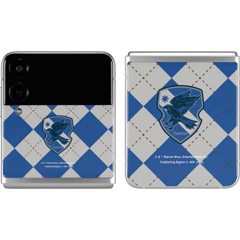 Wizarding Worlds Harry Potter Ravenclaw Crest Galaxy Z Flip4 5G Skin
