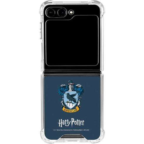 Wizarding World Harry Potter Ravenclaw House Crest Galaxy Z Flip5 5G Clear Case