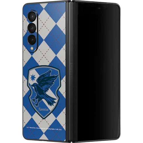 Wizarding Worlds Harry Potter Ravenclaw Crest Galaxy Z Fold3 5G Skin