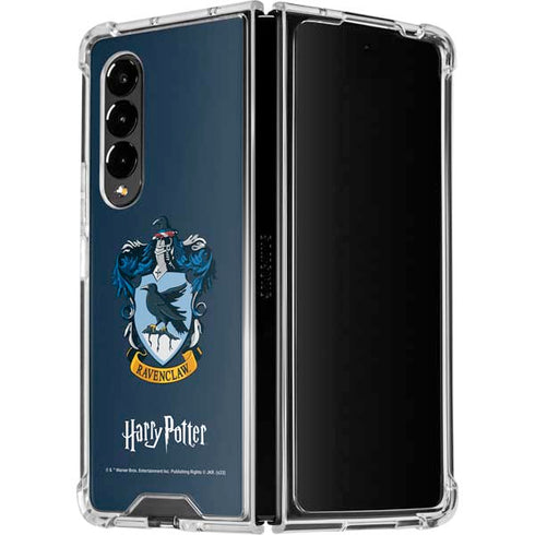 Wizarding World Harry Potter Ravenclaw House Crest Galaxy Z Fold4 5G Clear Case