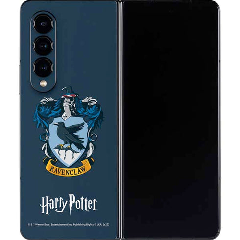 Wizarding World Harry Potter Ravenclaw House Crest Galaxy Z Fold4 5G Skin