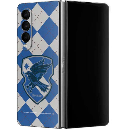 Wizarding Worlds Harry Potter Ravenclaw Crest Galaxy Z Fold4 5G Skin