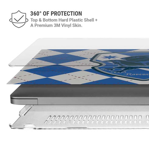 Wizarding Worlds Harry Potter Ravenclaw Crest MacBook Pro 16in (2021-25) Case plus Skin