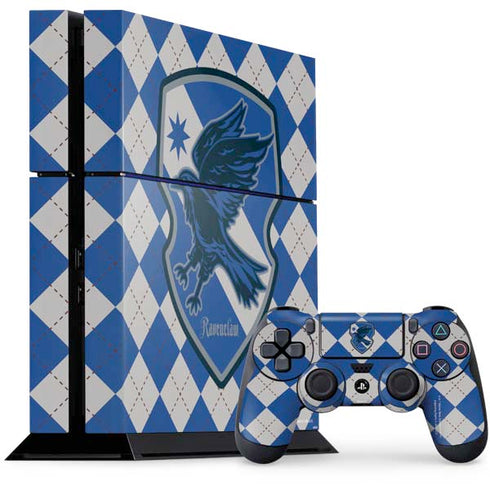 Wizarding Worlds Harry Potter Ravenclaw Crest PS4 Console and Controller Bundle Skin