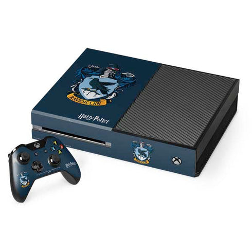 Wizarding World Harry Potter Ravenclaw House Crest Xbox One Console and Controller Bundle Skin