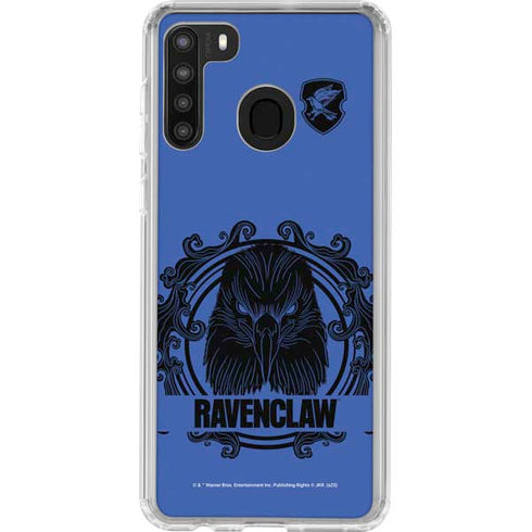 Wizarding Worlds Harry Potter Ravenclaw Illustration Galaxy A21 Clear Case