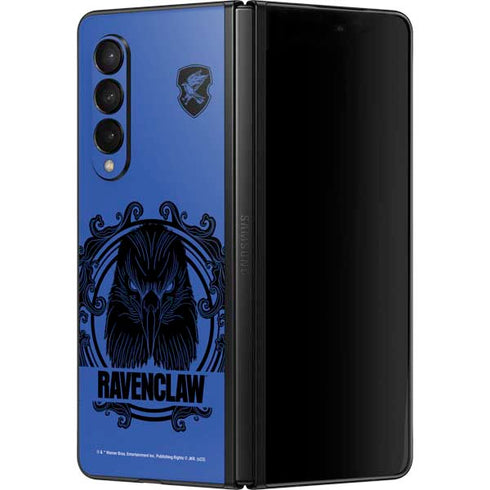 Wizarding Worlds Harry Potter Ravenclaw Illustration Galaxy Z Fold3 5G Skin