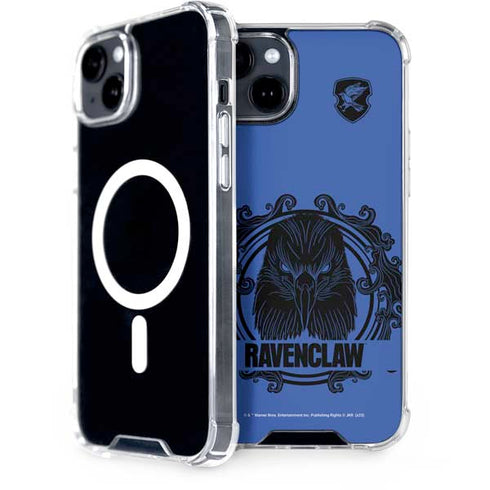 Wizarding Worlds Harry Potter Ravenclaw Illustration iPhone 15 Plus MagSafe Case