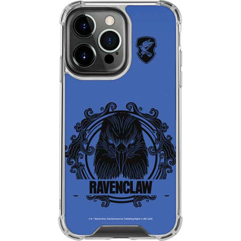 Wizarding Worlds Harry Potter Ravenclaw Illustration iPhone 14 Pro Clear Case