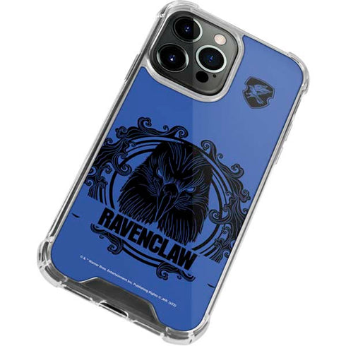 Wizarding Worlds Harry Potter Ravenclaw Illustration iPhone 15 Pro Clear Case